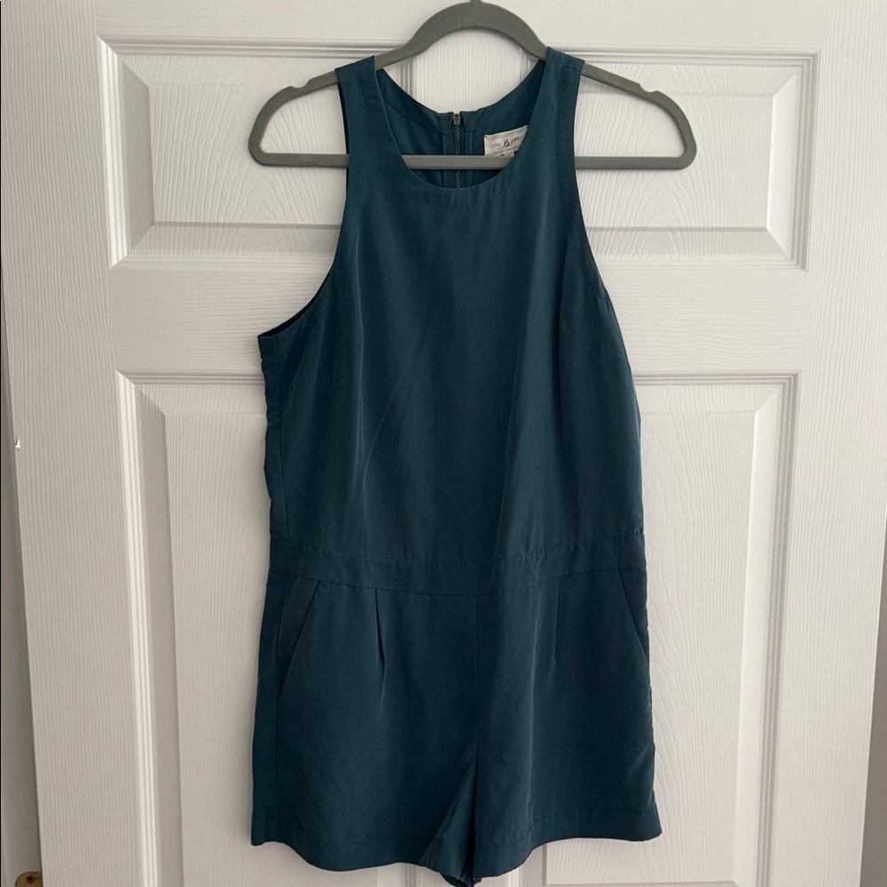 Lou & Grey Teal Sleeveless Romper